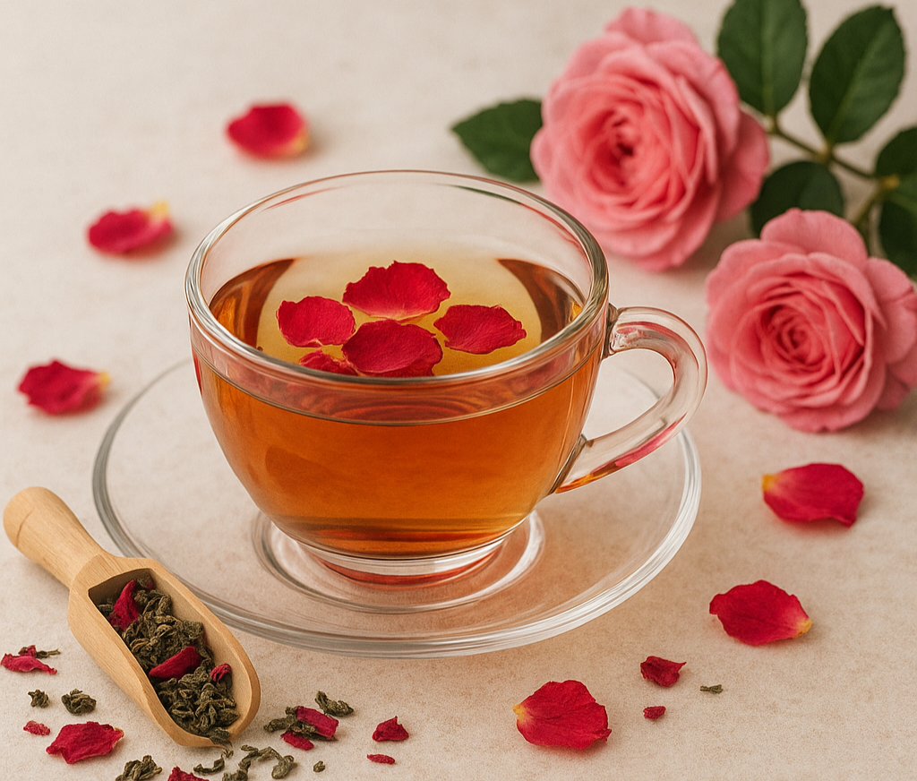 Rose Green Tea